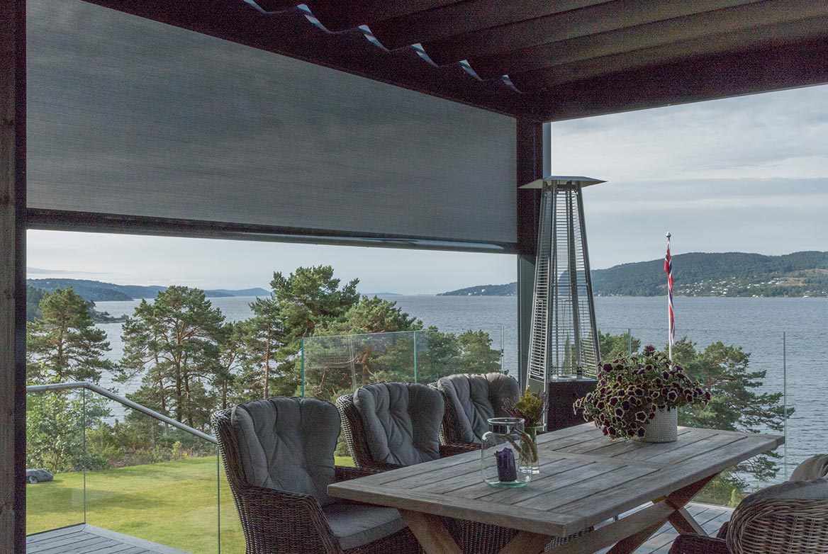 Sidomarkiser Vindskydd 2