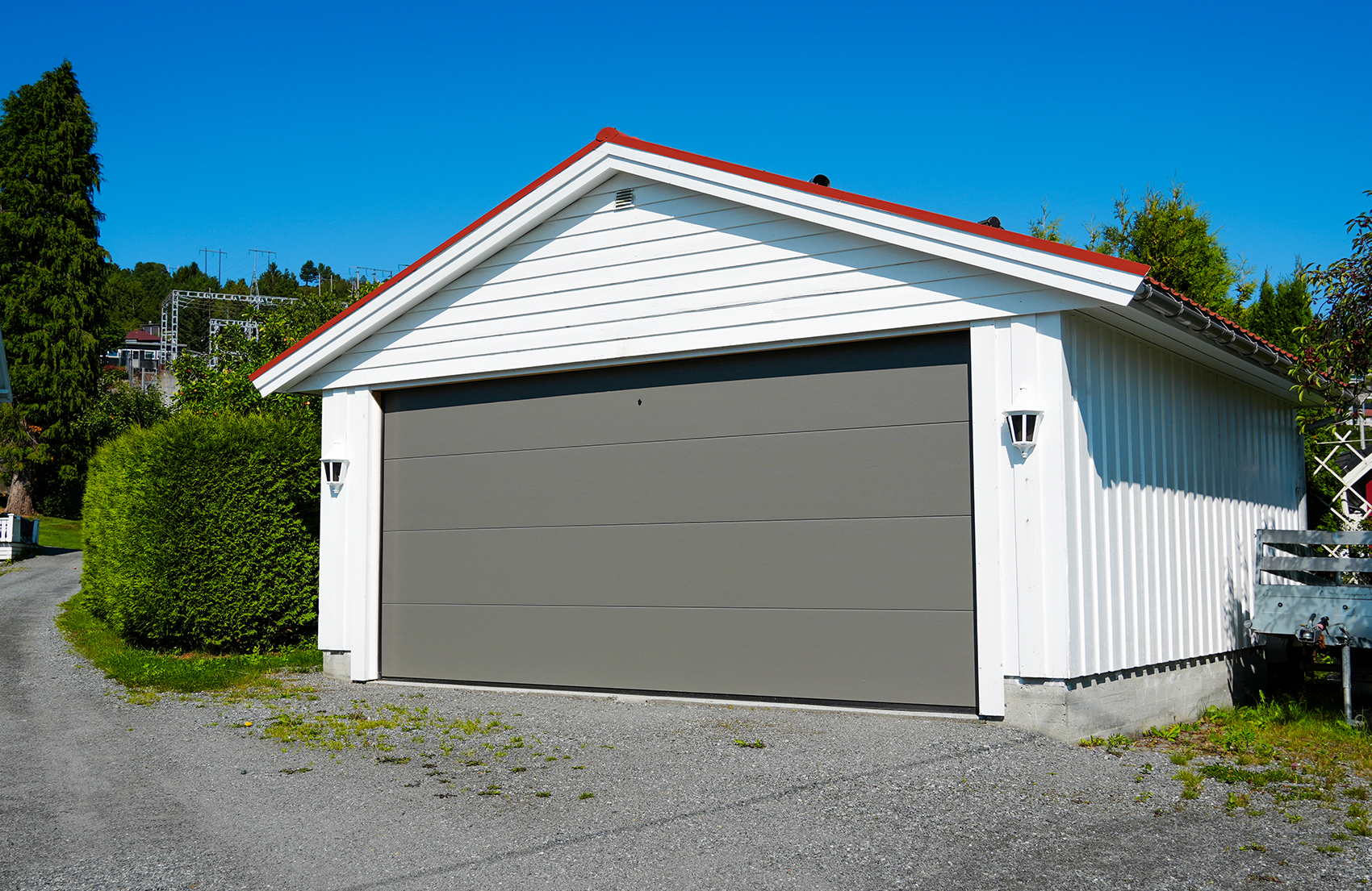 Garageport Wallners Grå 5