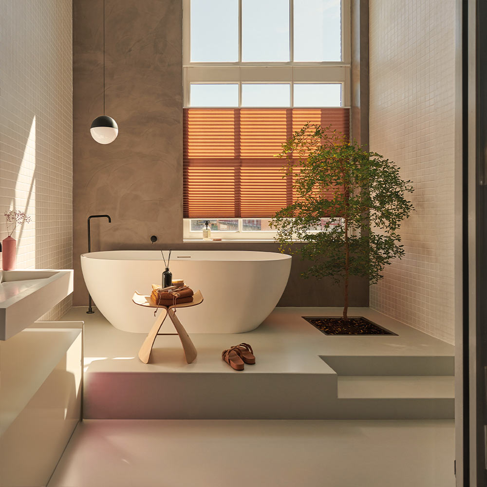 Plisse Solskydd Gardin1