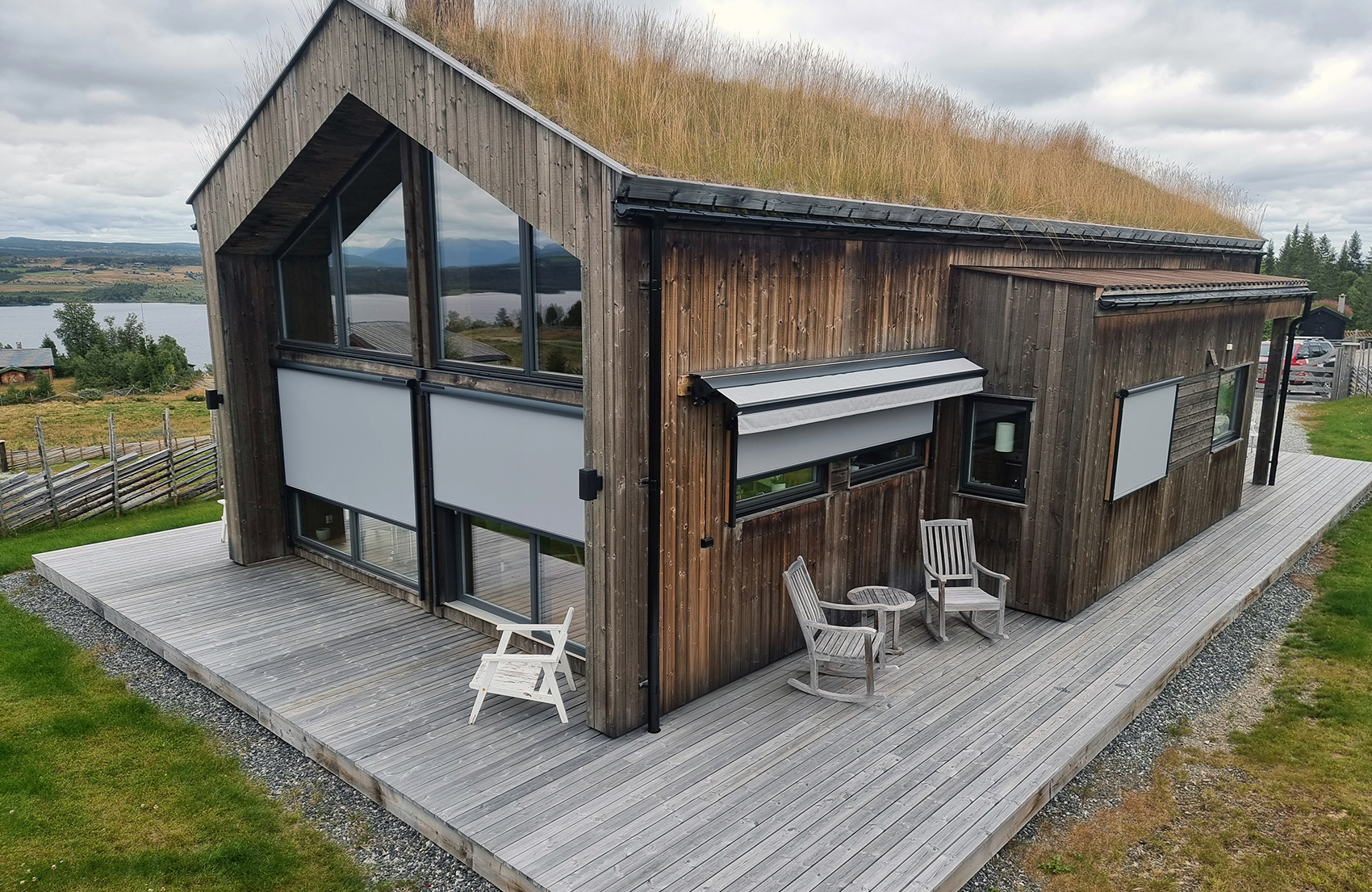 Wallners Somfy Solcar Terrassmarkis Solcelle