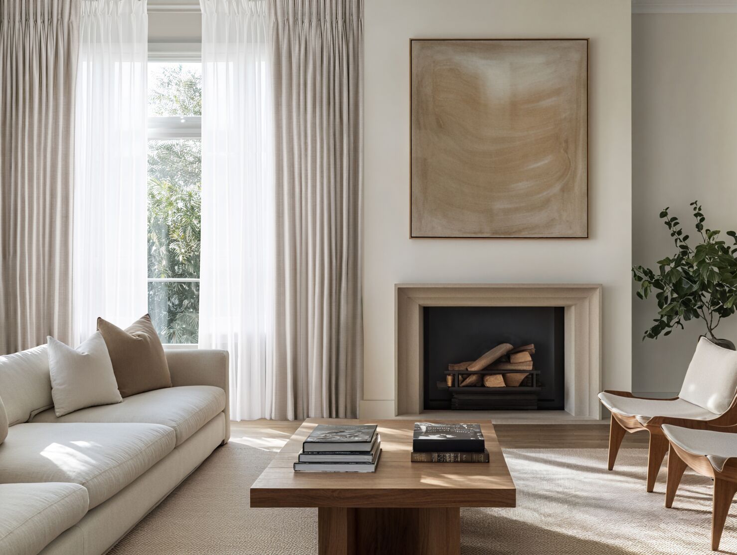 Small VICTORY 25 SHEER CURTAINS WHITE CURTAINS VOLTERRA NUDE LIVING ROOM 01