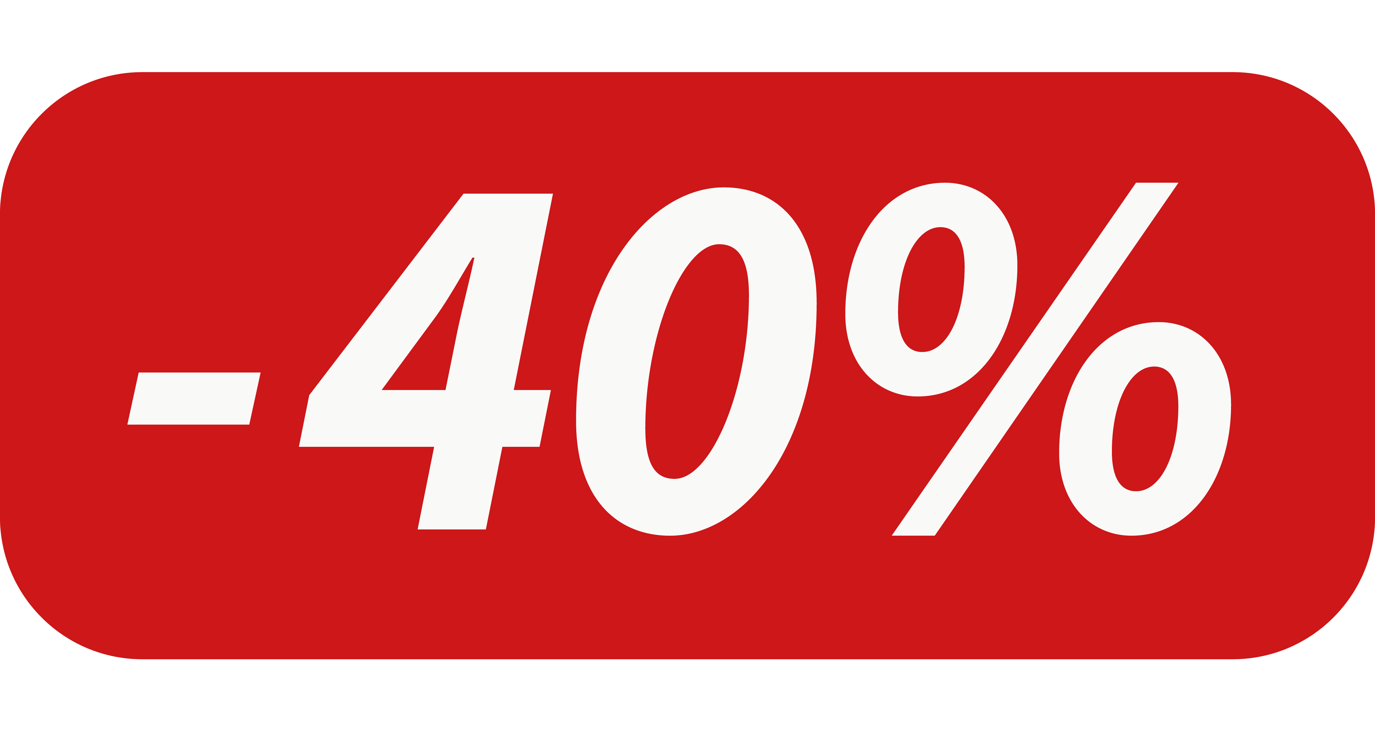 40 Prosent Rabatt Rød W