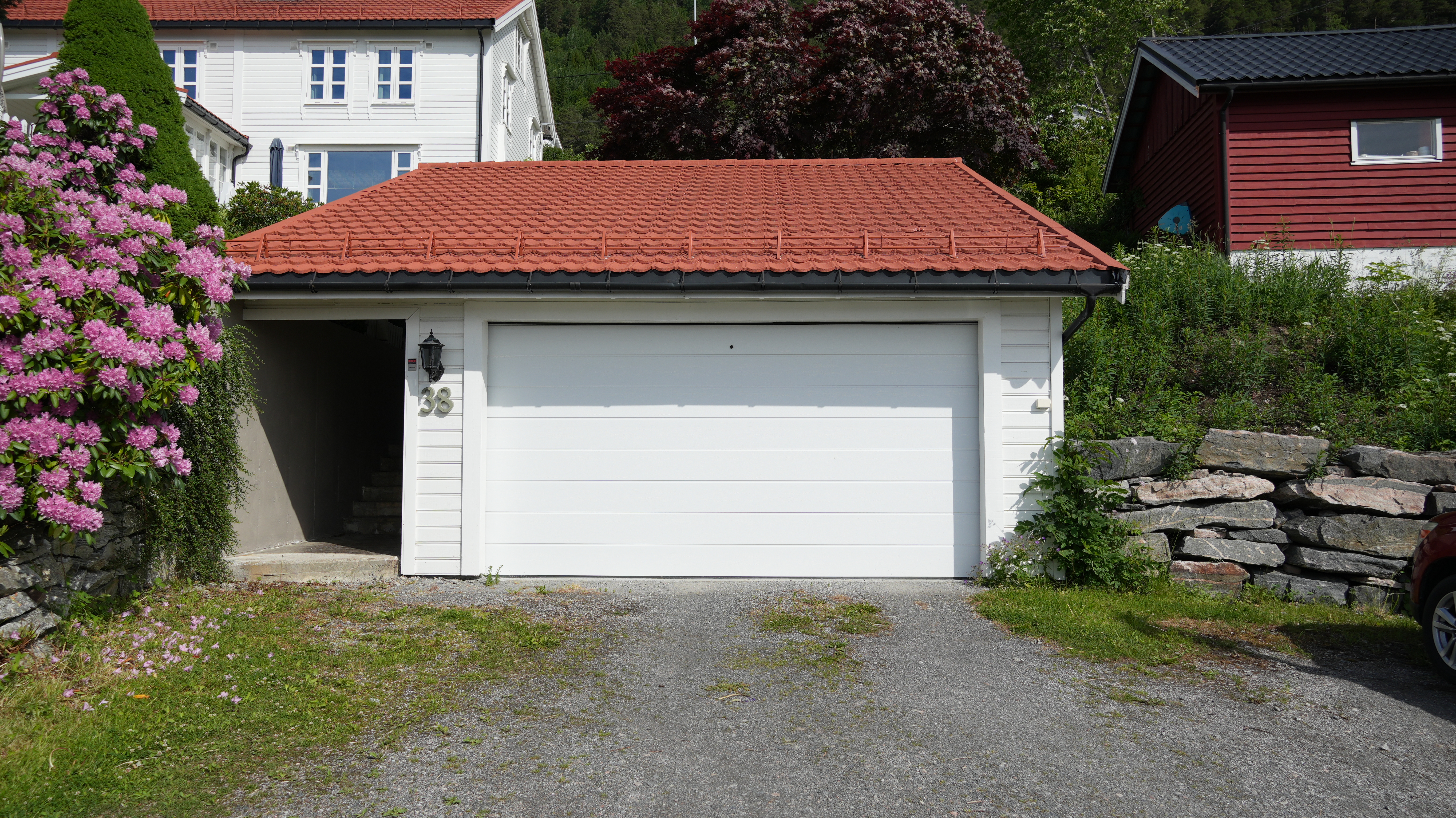 wallners hvit garageport
